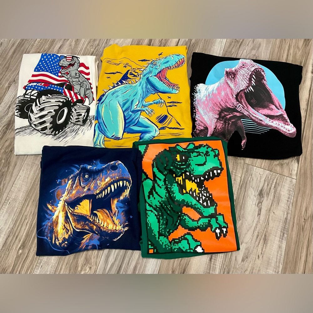 Children's Place - Dinosaur Graphic T-Shirt Lot of 5 (2XL)
